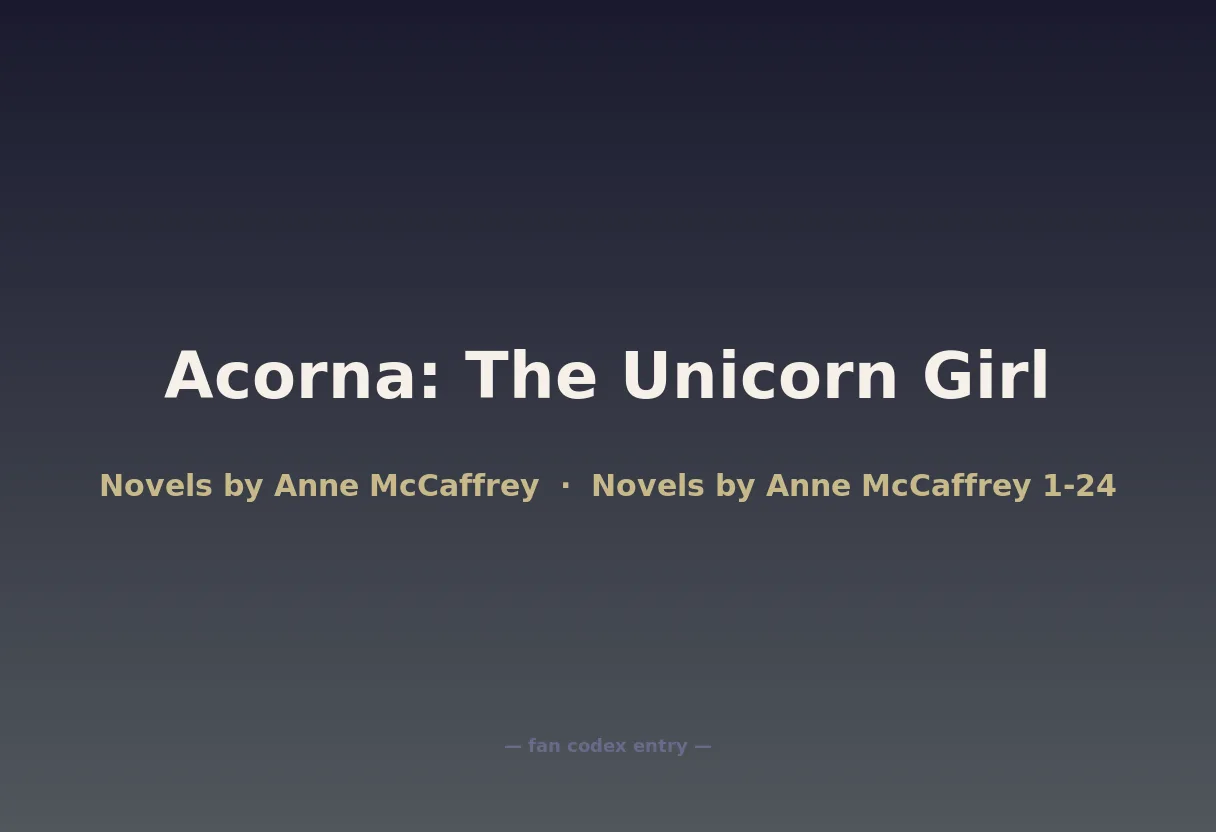 Acorna: The Unicorn Girl
